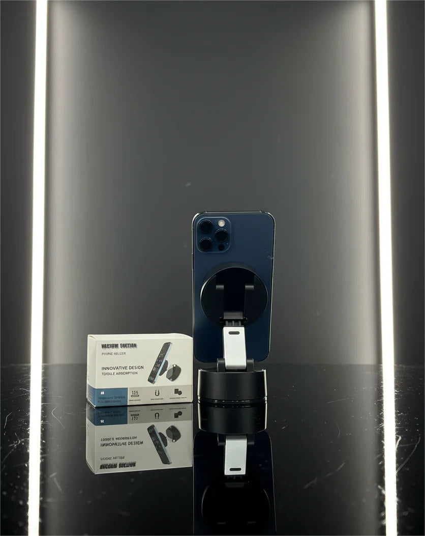 A2 Foldable Vacuum Suction Magnetic Phone Holder